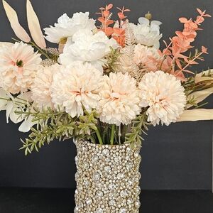 Gold Bling 8 inch Vase